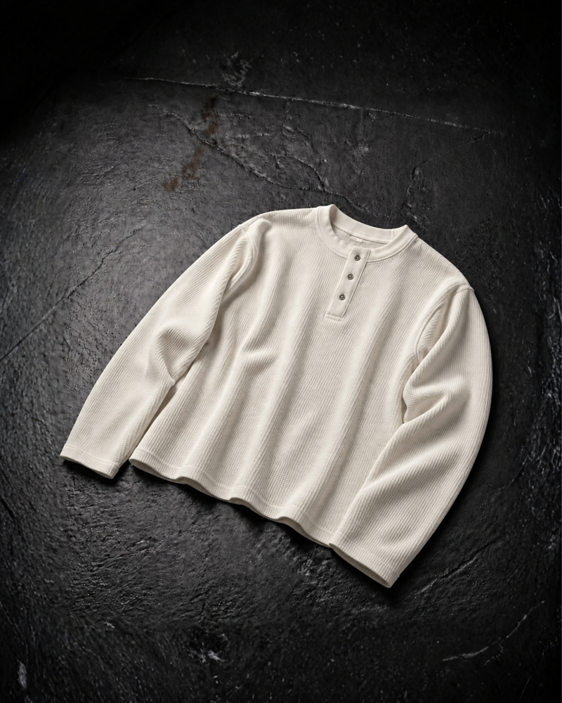 White Falling Petals Waffle