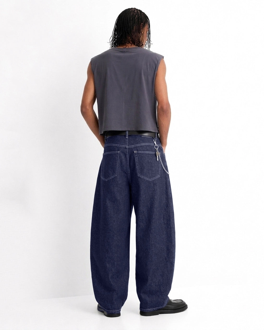 Deep Ocean Barrel Fit Denim