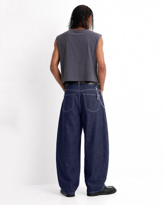 Deep Ocean Barrel Fit Denim