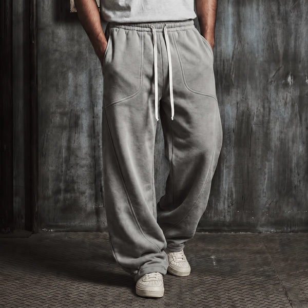 Cloud Grey Oversized Sweatpants