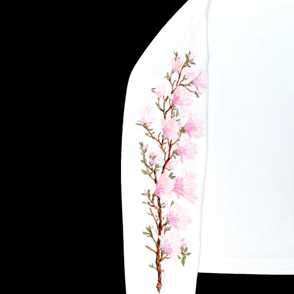 Bloodline White Waffle Tee