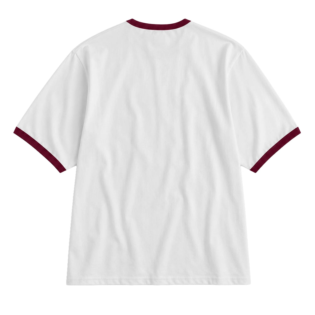 Maroon Ringer Tee