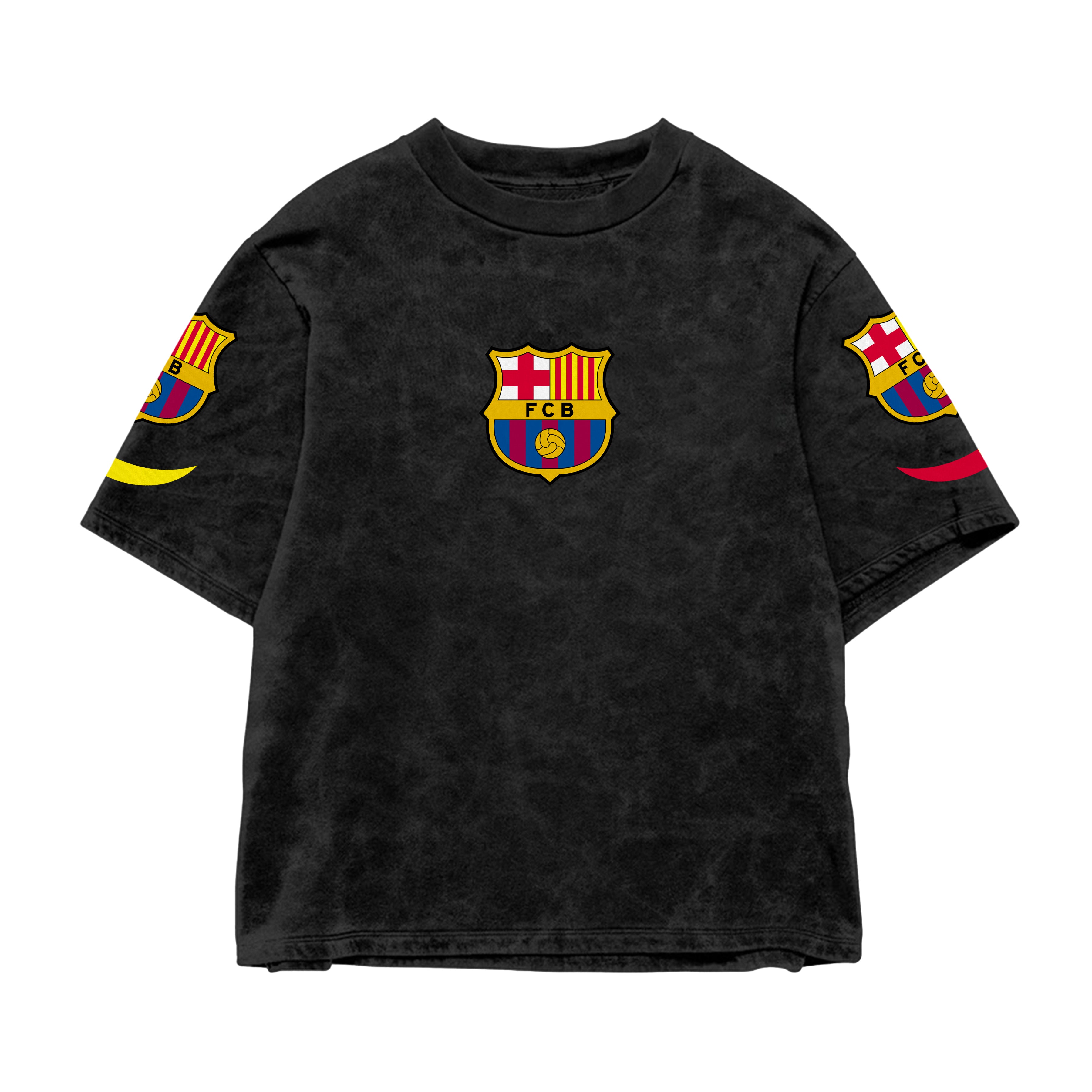 Messi Icon 10 Acid Wash Oversized Tee