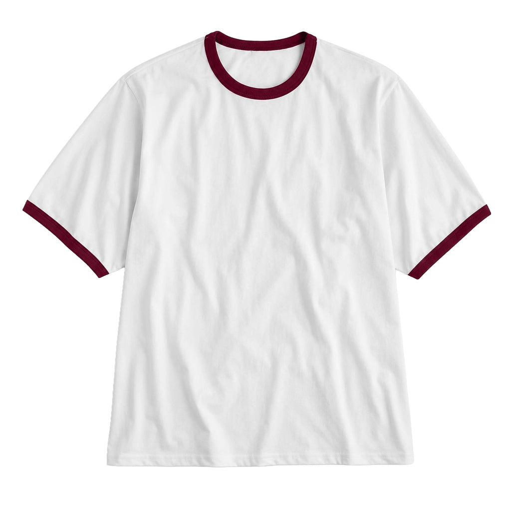 Maroon Ringer Tee