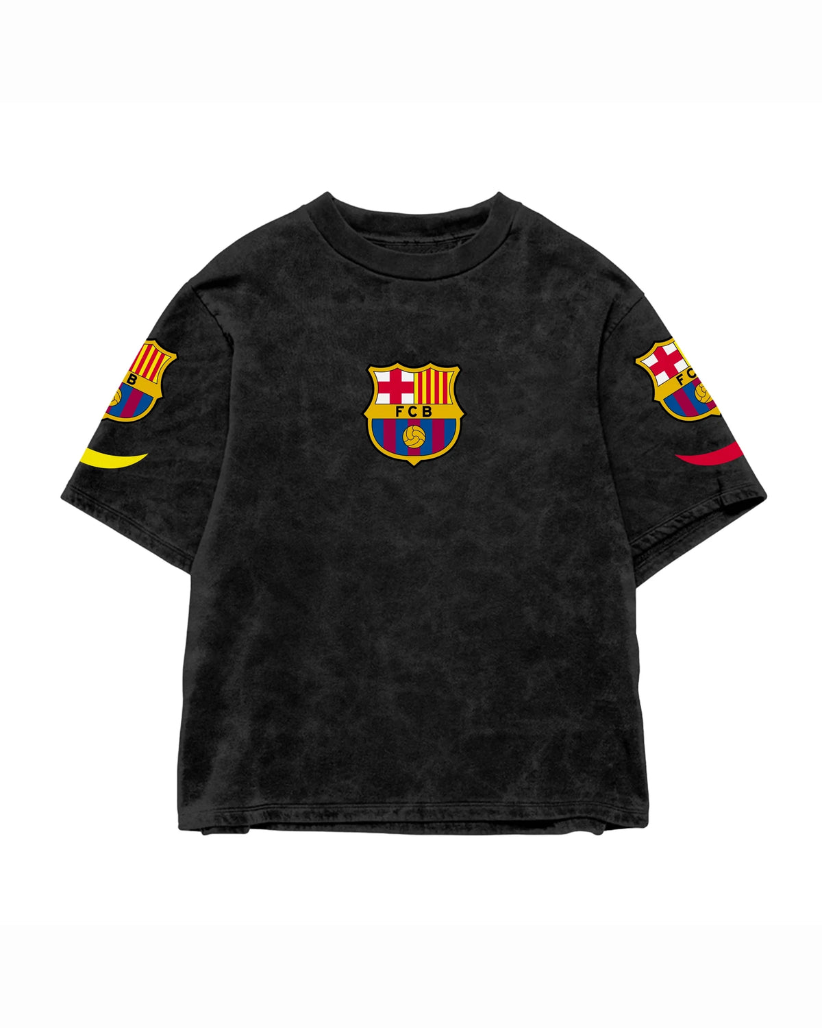 Yamal Rising Star 10 Acid Wash Oversized Tee