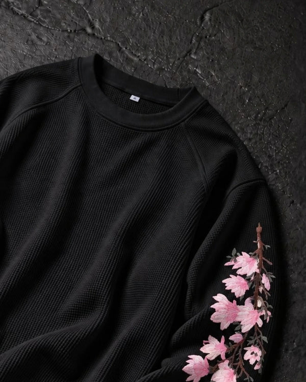 Sakura Reverie Waffle - Black