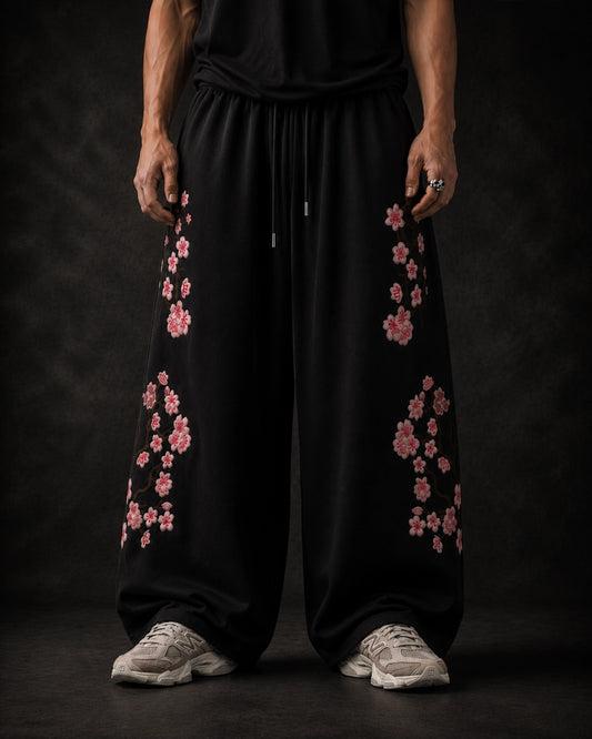 Petalfall Embroidered Pants