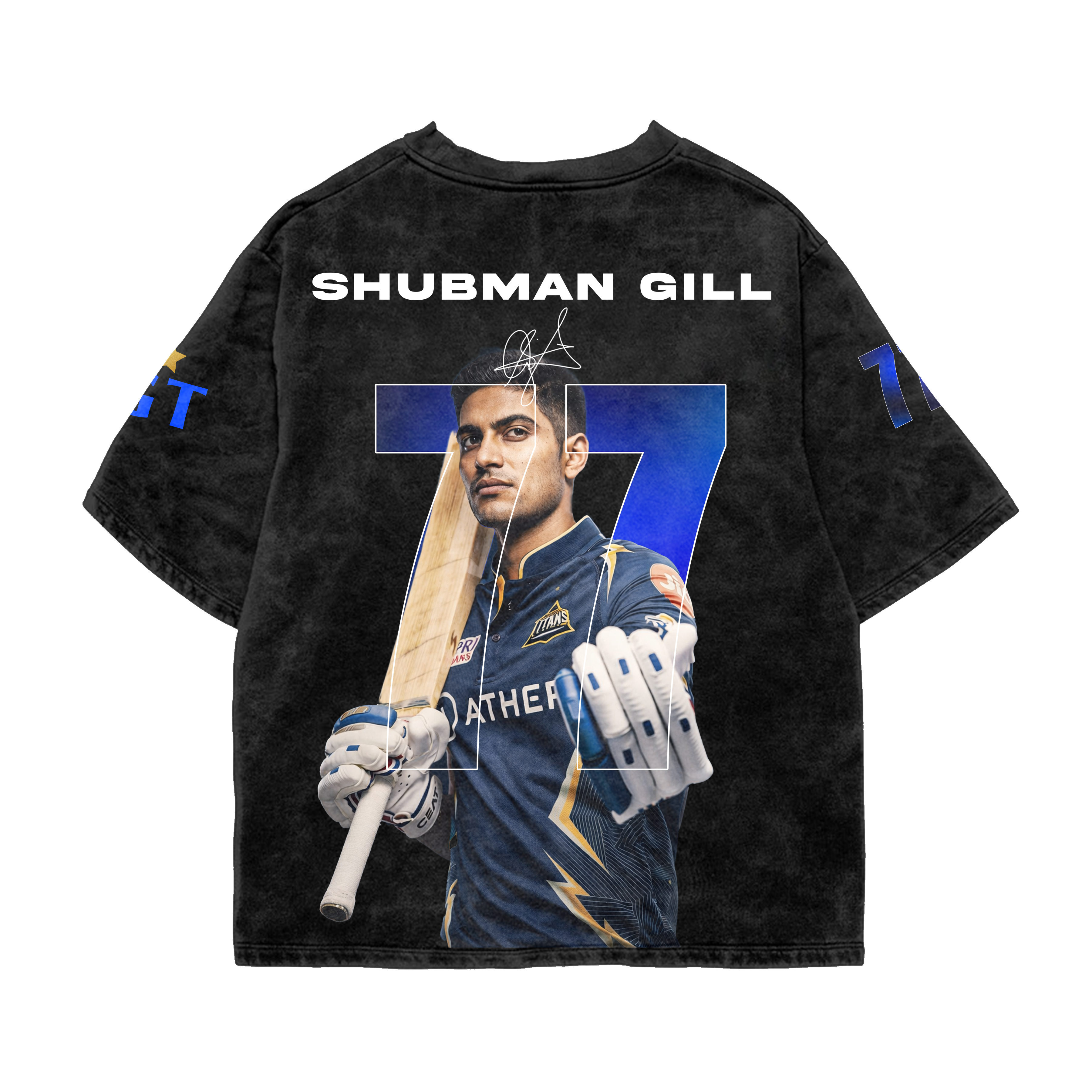 Gill Strike 7 Acid-Wash Oversized Tee