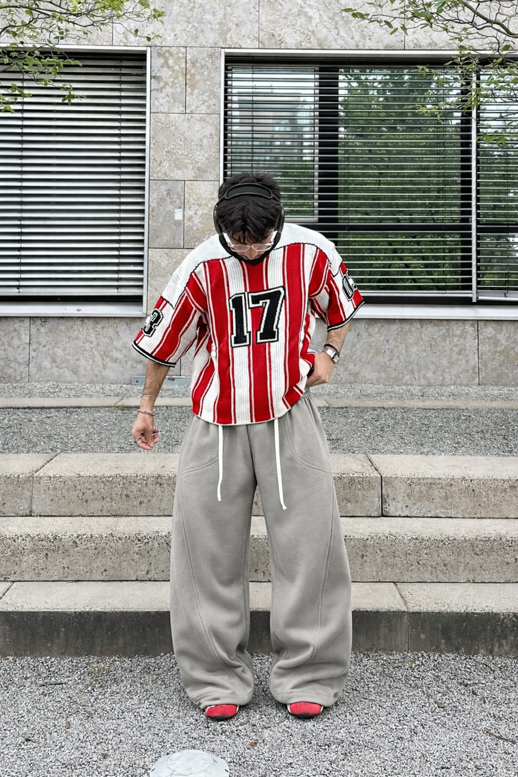 Cloud Grey Oversized Sweatpants