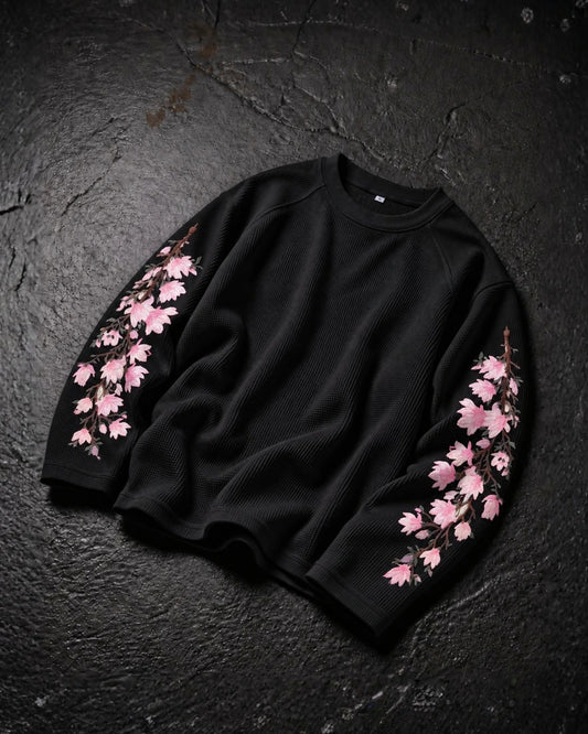 Sakura Reverie Waffle - Black