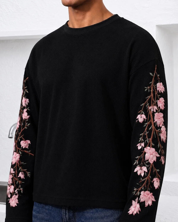 Bloodline Black Waffle Tee