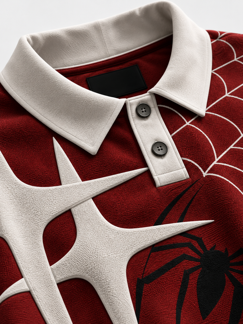 SPIDEY POLO SWEATSHIRT