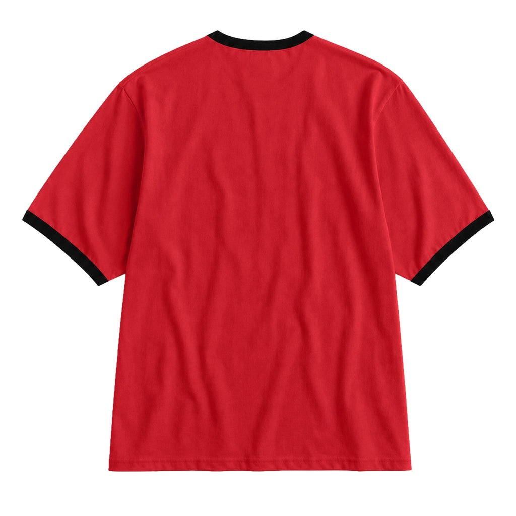 Red Ringer Tee