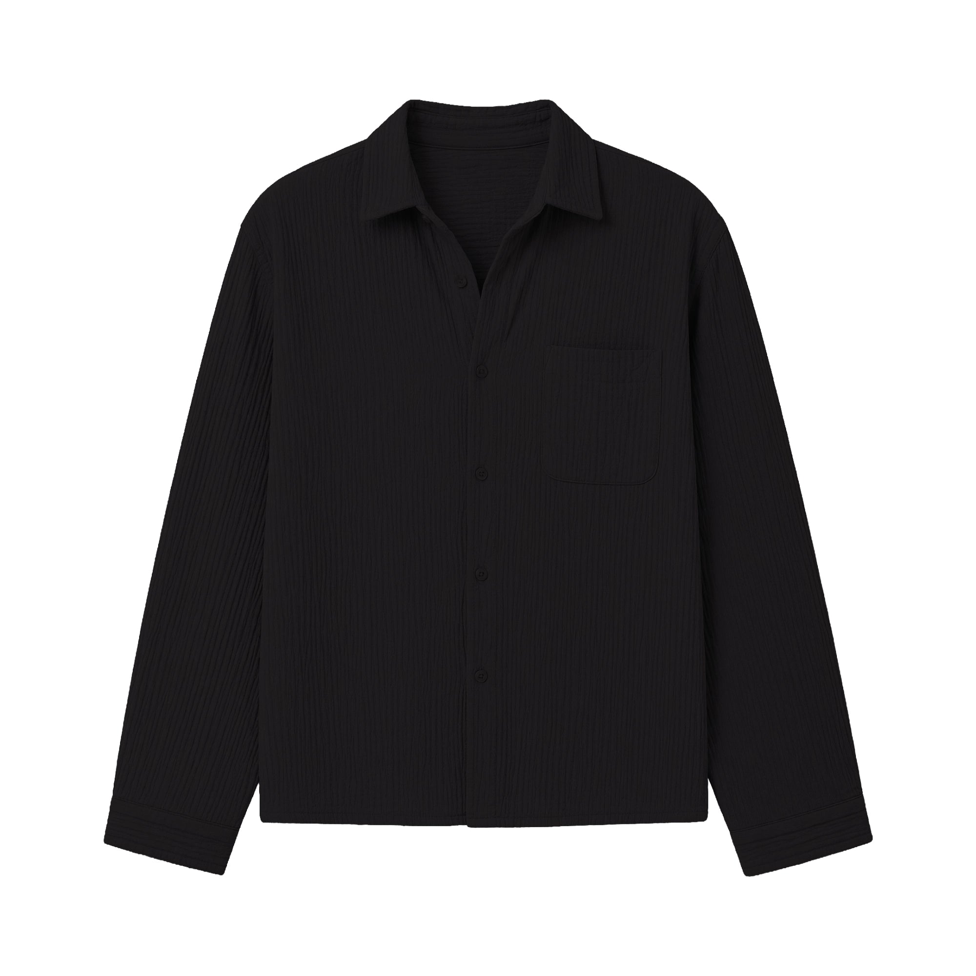 Black Gauze Shirt