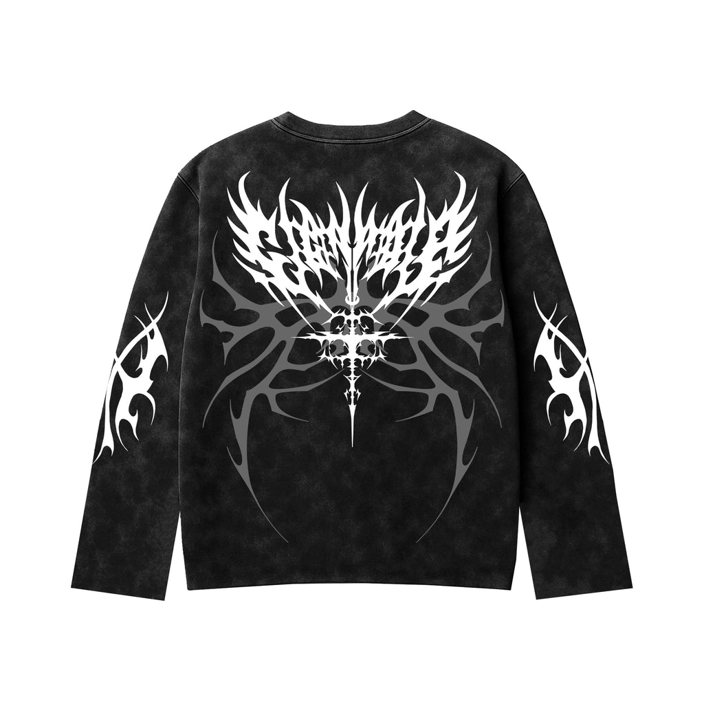 BLACK SERAPH VOID FULL SLEEVE T-SHIRT