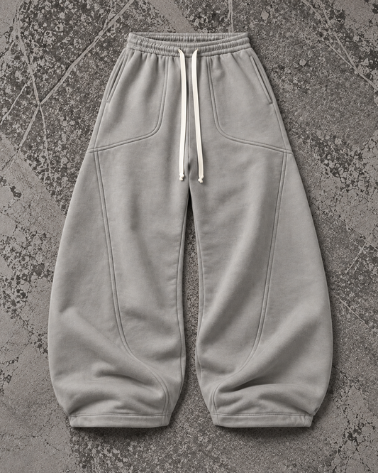 Cloud Grey Oversized Sweatpants