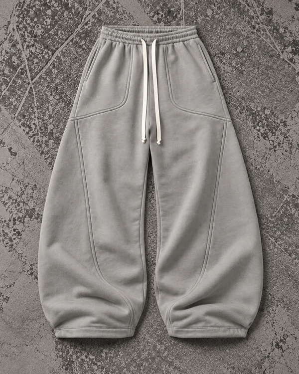Cloud Grey Oversized Sweatpants