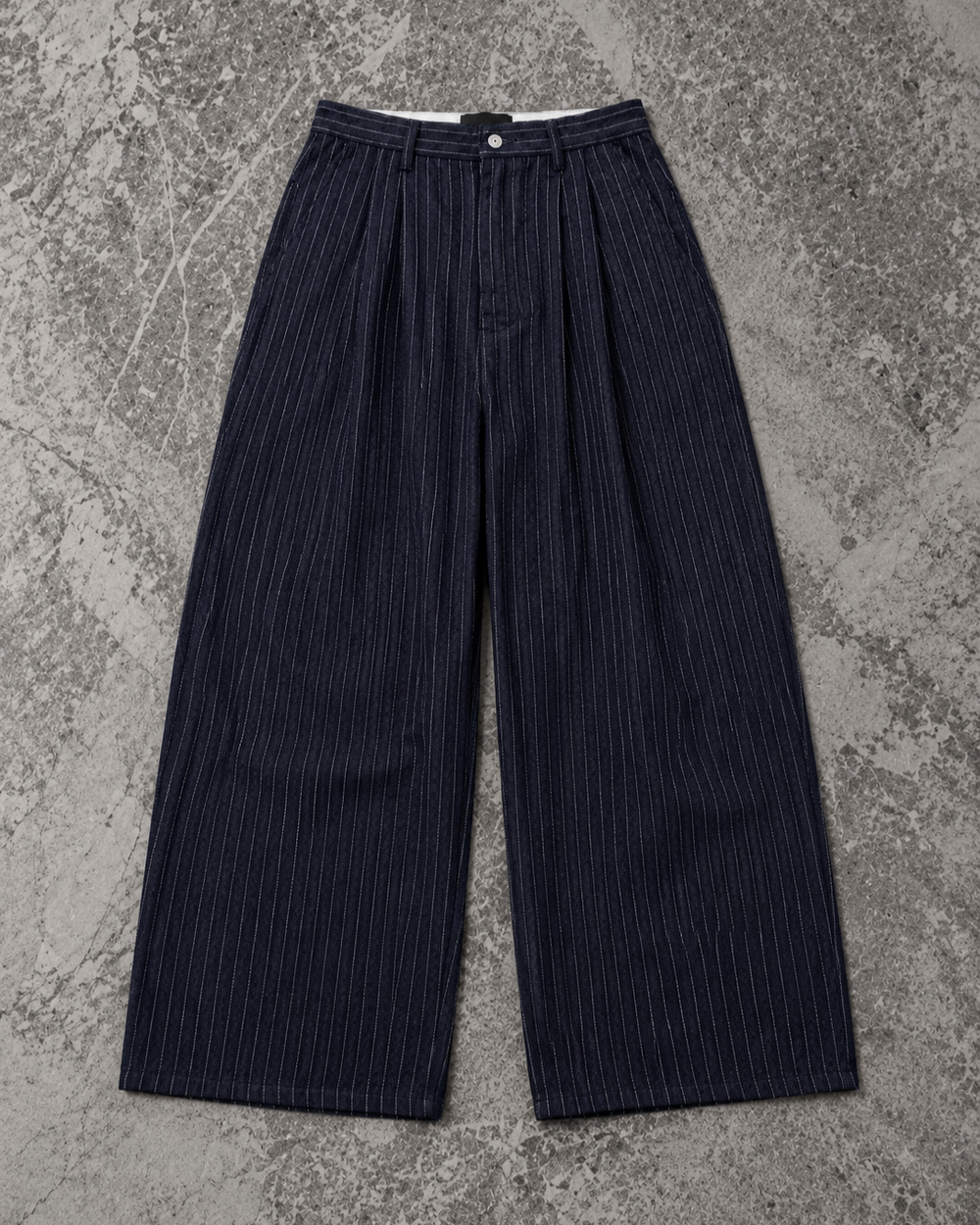 Relaxed Pinstripe Pants