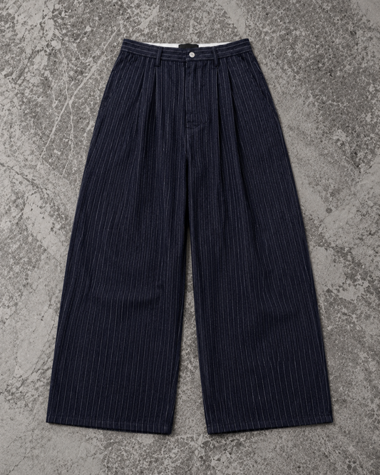Relaxed Pinstripe Pants