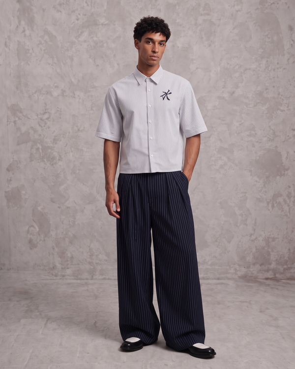 Relaxed Pinstripe Pants