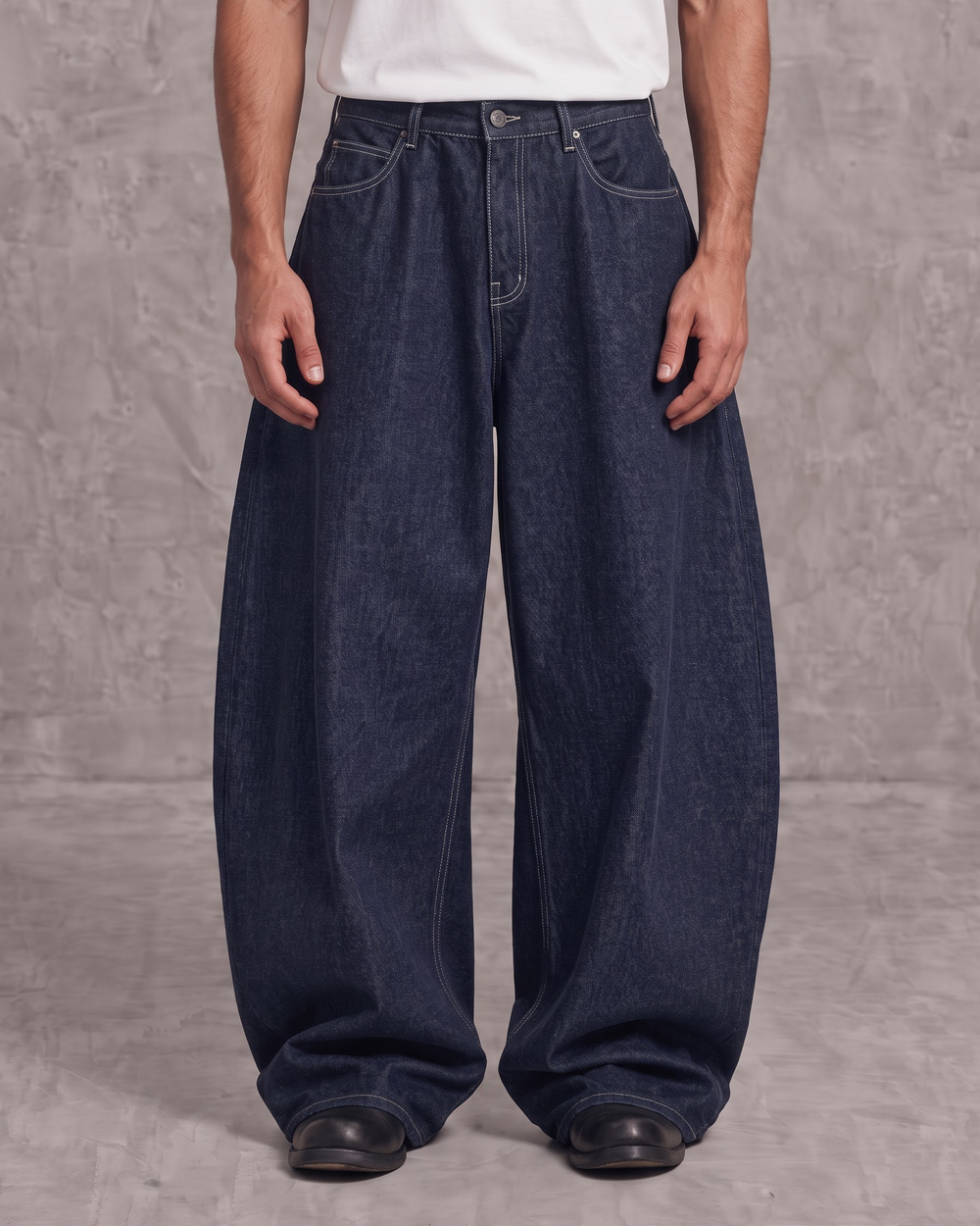 Deep Ocean Barrel Fit Denim