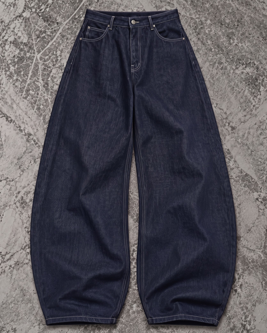Deep Ocean Barrel Fit Denim