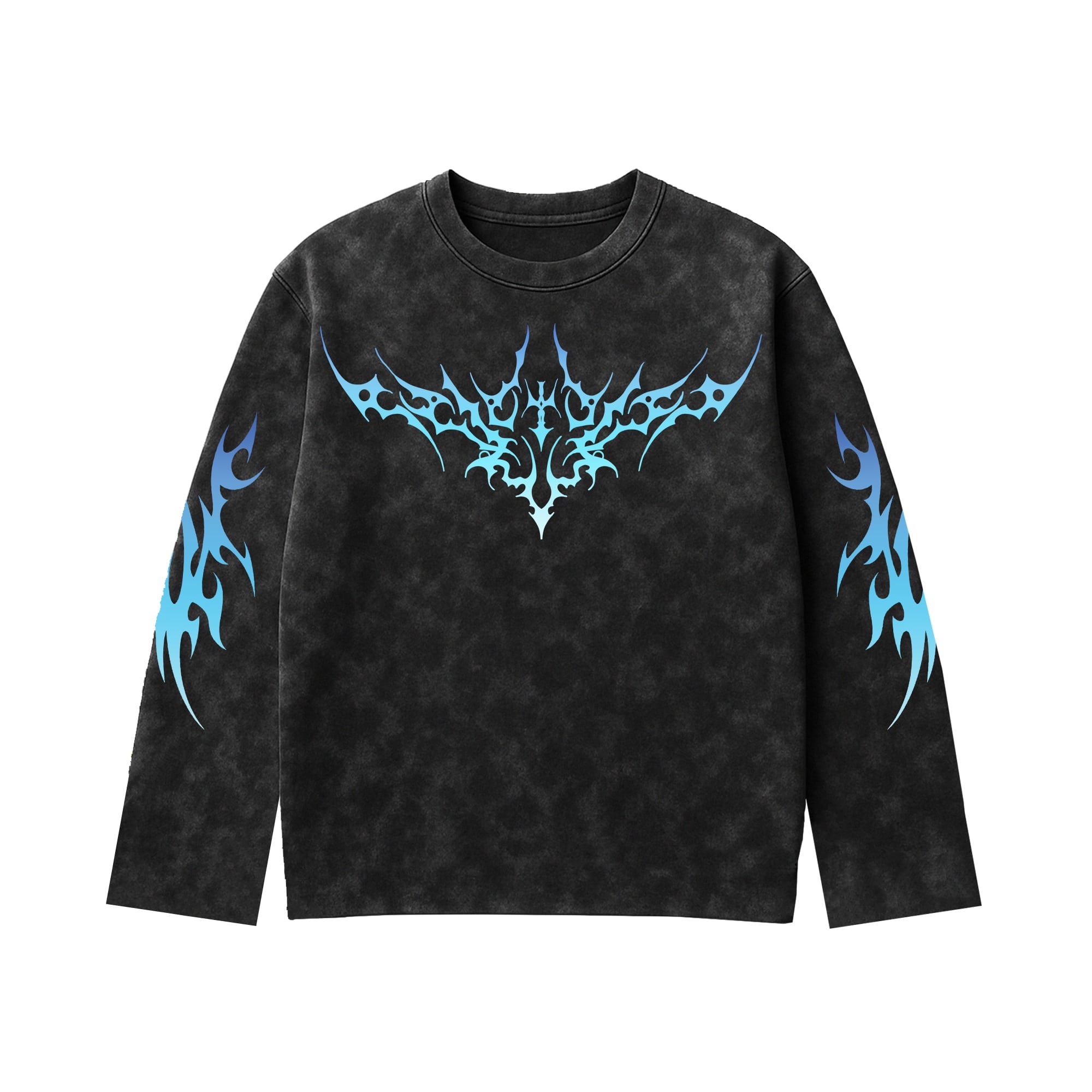 ICY BLUE SERAPH VOID FULL SLEEVE T-SHIRT