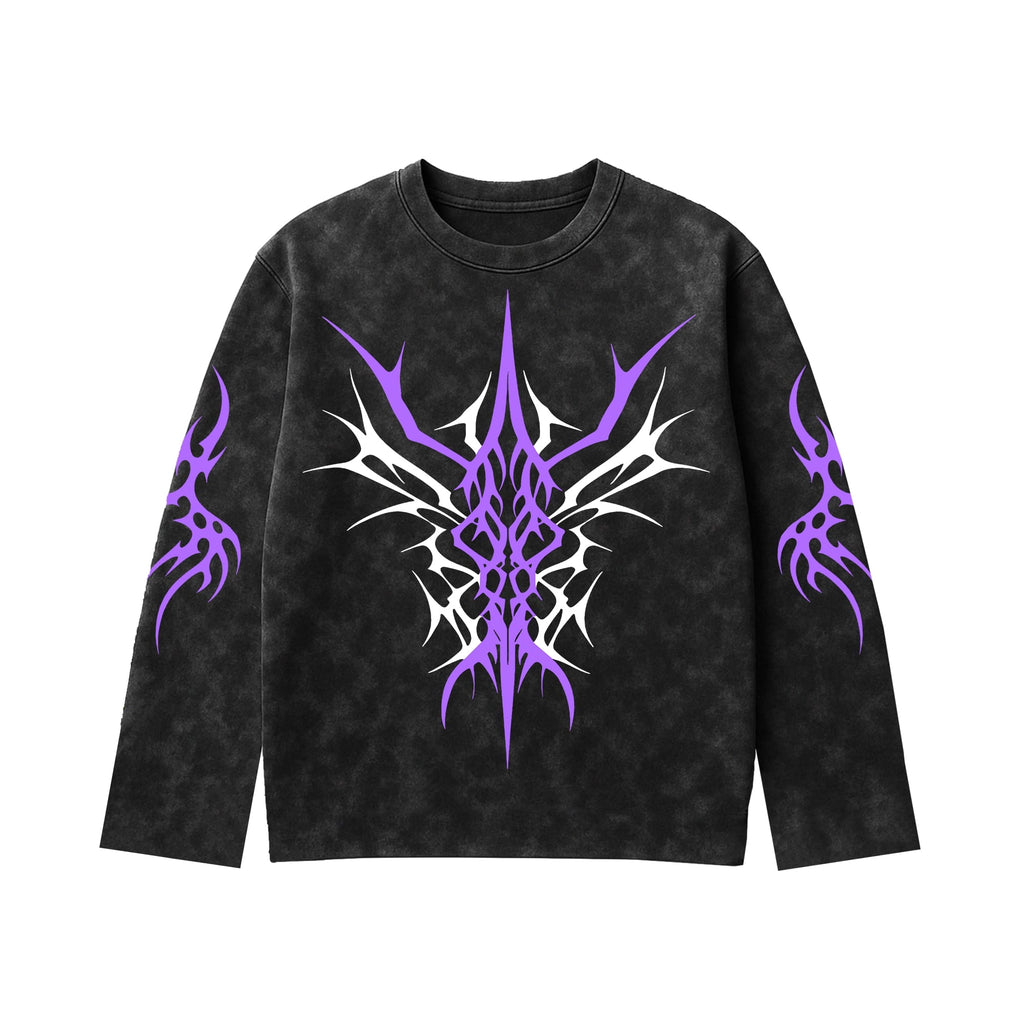 PURPLE SERAPH VOID FULL SLEEVE T-SHIRT
