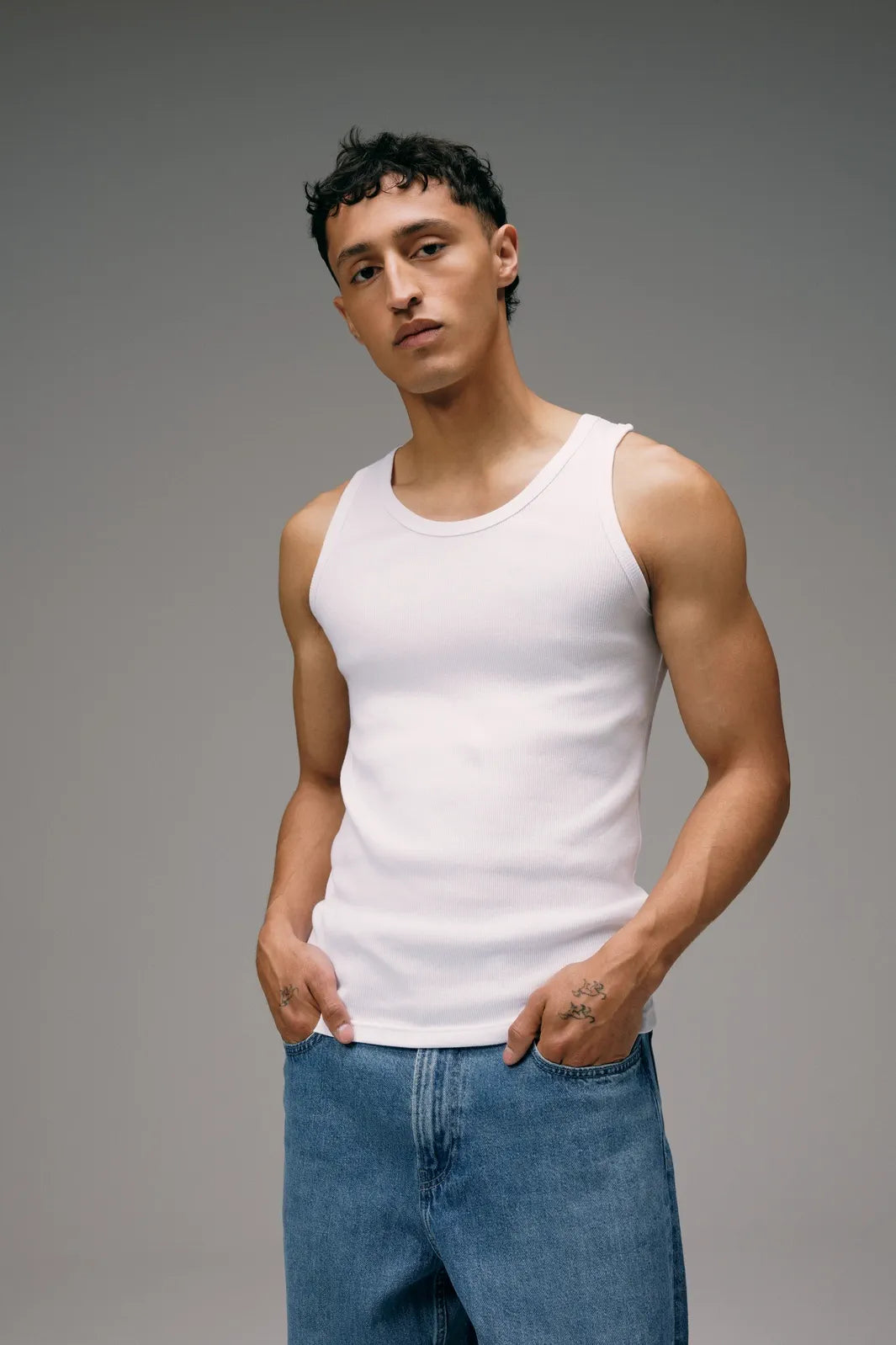 Core White Vest