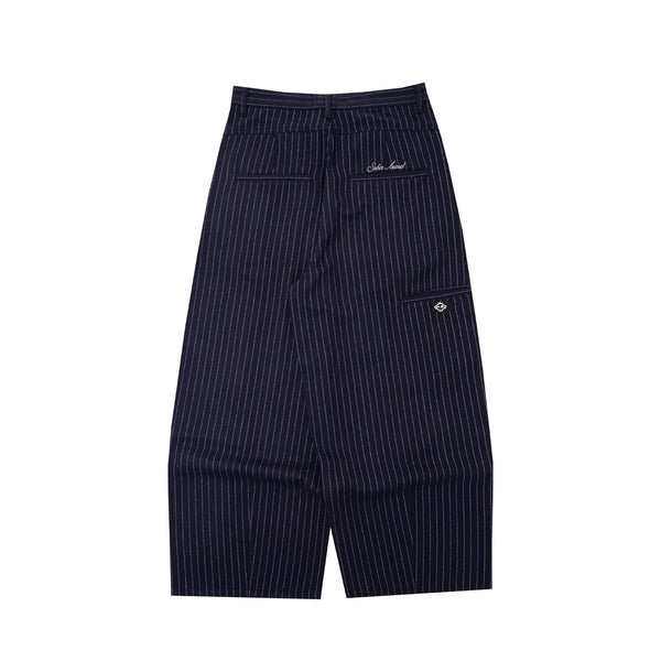 Relaxed Pinstripe Pants
