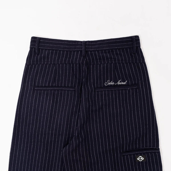 Relaxed Pinstripe Pants