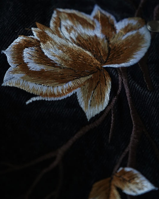 Noir Bloom Clasp Jacket