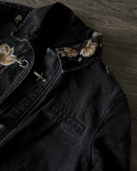 Noir Bloom Clasp Jacket